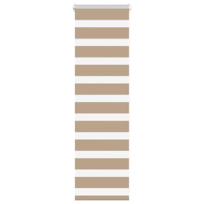 Zebra Blind Sand Brown 40x100 cm Fabric Width 35.9 cm Polyester