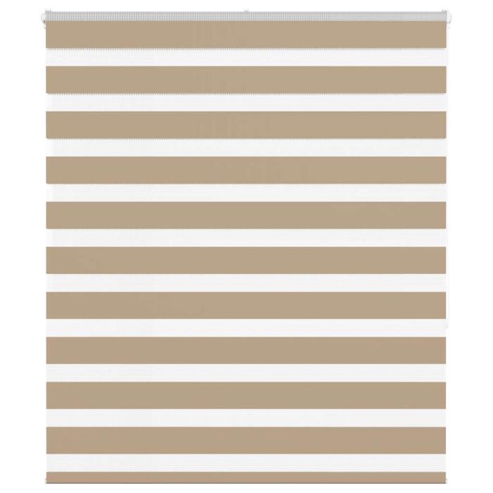 Zebra Blind Sand Brown 135x150 cm Fabric Width 130.9 cm Polyester