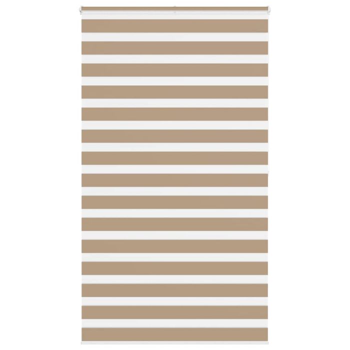 Zebra Blind Sand Brown 135x200 cm Fabric Width 130.9 cm Polyester