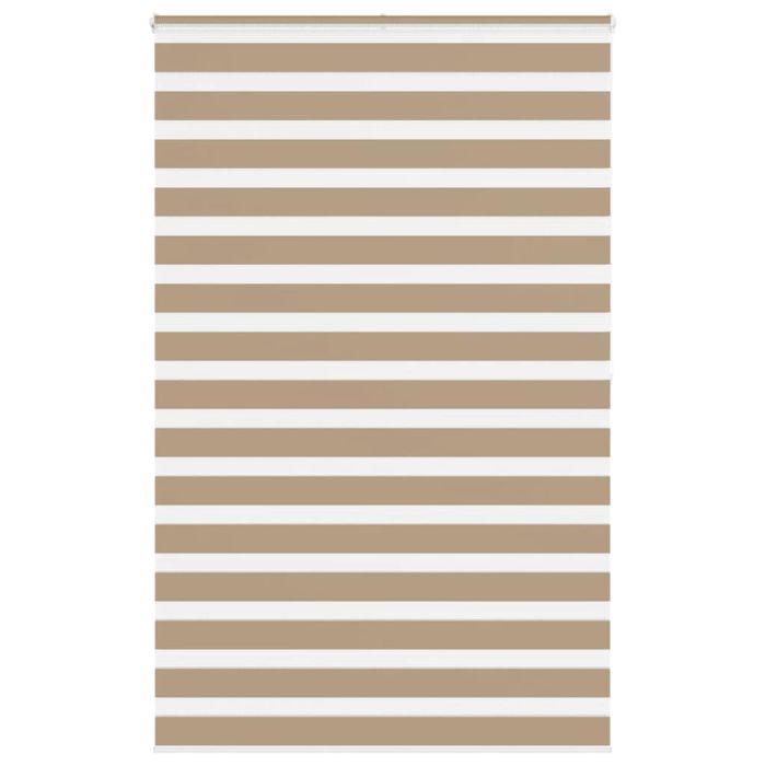 Zebra Blind Sand Brown 150x200 cm Fabric Width 145.9 cm Polyester