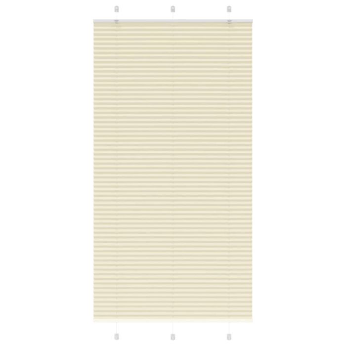 Pleated Blind Cream 105x200 cm Fabric Width 104.4 cm Polyester