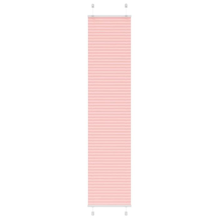 Pleated Blind Pink 50x200 cm Fabric Width 49.4 cm Polyester
