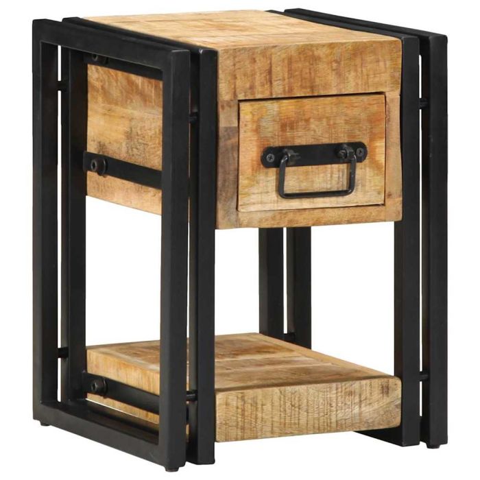 Nightstands 2 pcs 40x40x40 cm Solid Mango Wood