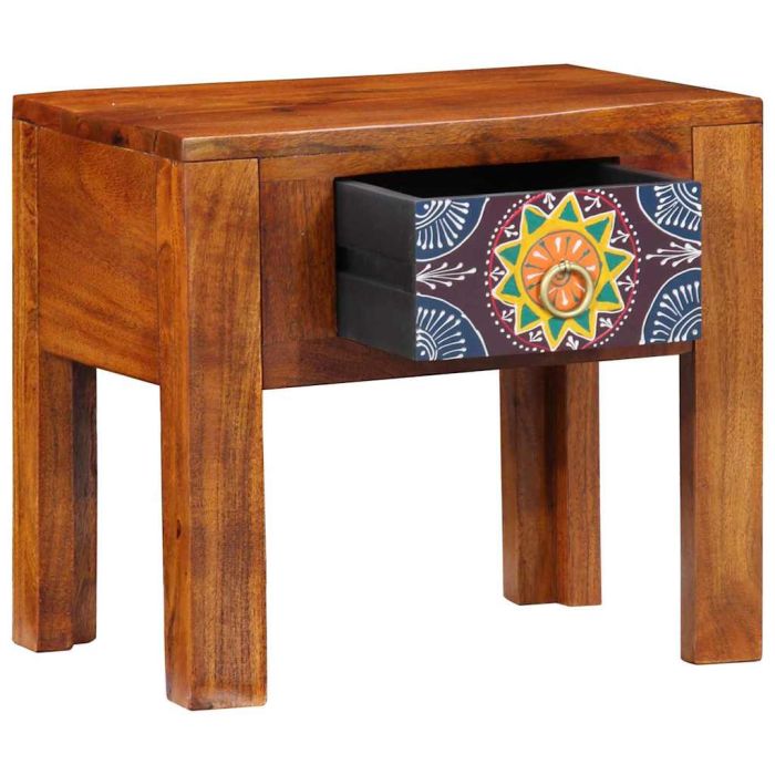 Side Table 40x30x36 cm Solid Wood Acacia