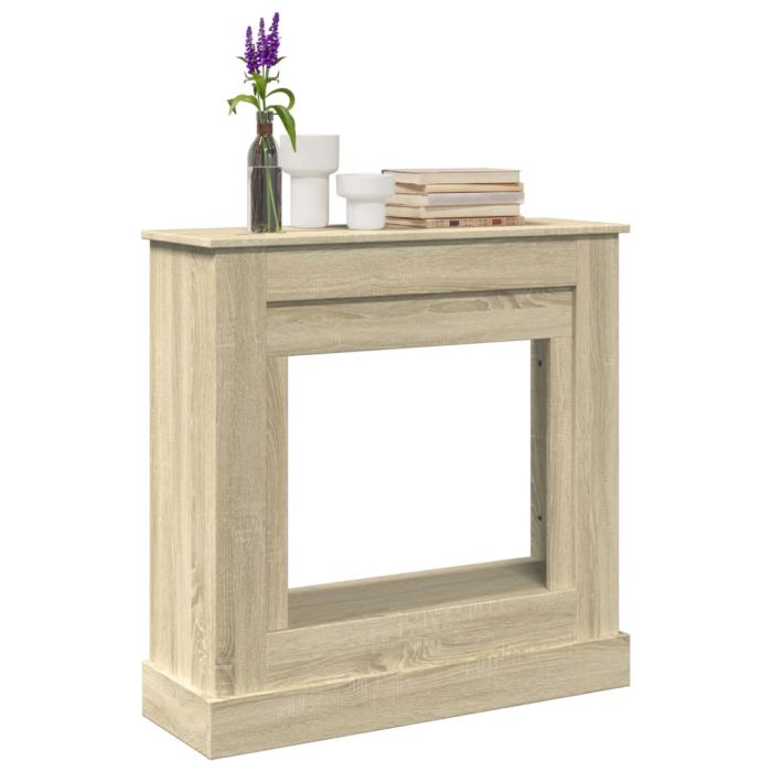 PAOHAL Fireplace Surround Sonoma 90x30x90 cm Wooden - Oak