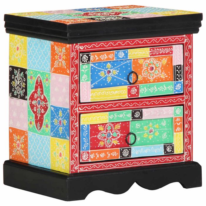 Bedside Cabinet Multicolour 40x35x45 cm Engineered Wood