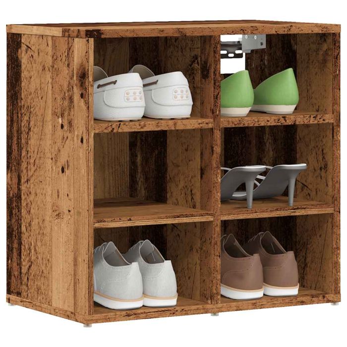 SUNDOWN Small Shoe Cabinet Old Wood