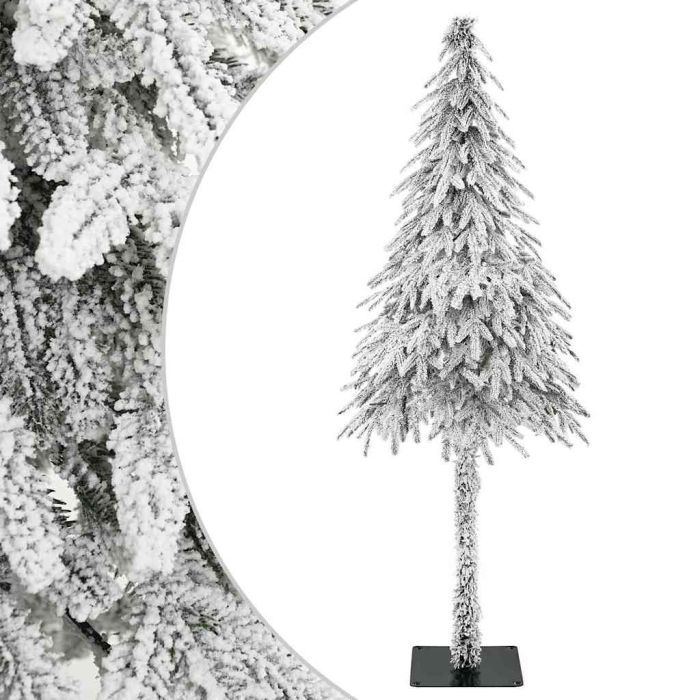 SNOLYN Artificial Christmas Tree White 76 x 76 x 180 cm