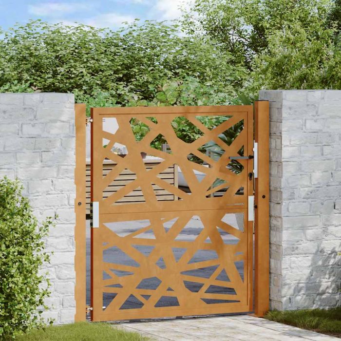 Garden Gate 105x105 cm Weathering Steel Light Design