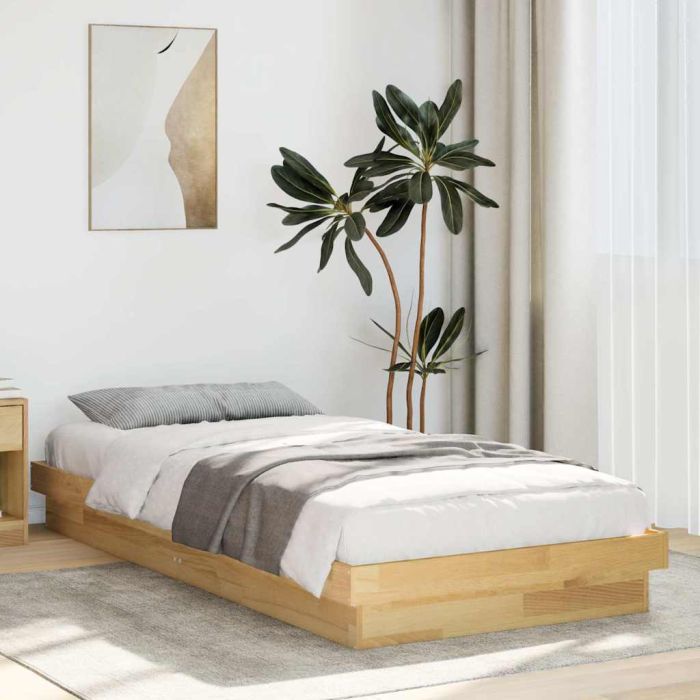 Bedframe 90x190cm Solid Oak Wood