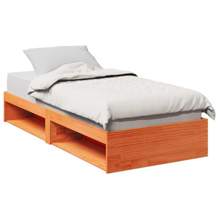 Daybed Wax Brown 80x200cm Solid Wood Pine