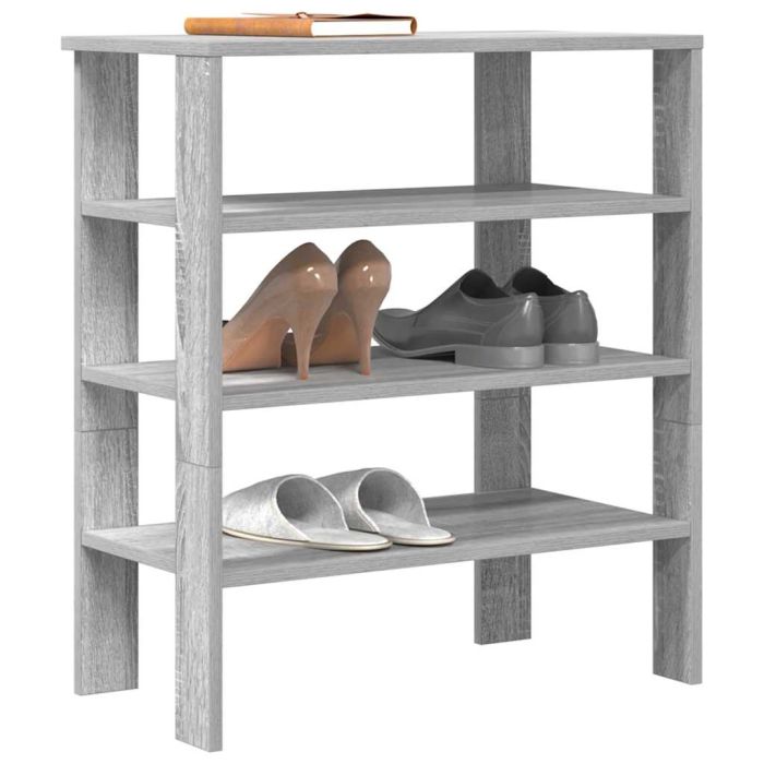STARLIGHT Medium Shoe Rack Grey Sonoma