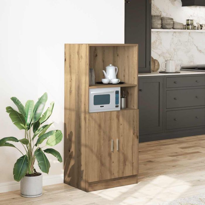 Kitchen Cabinet Artisan Oak 57x41.5x131.5 cm Engineered Wood