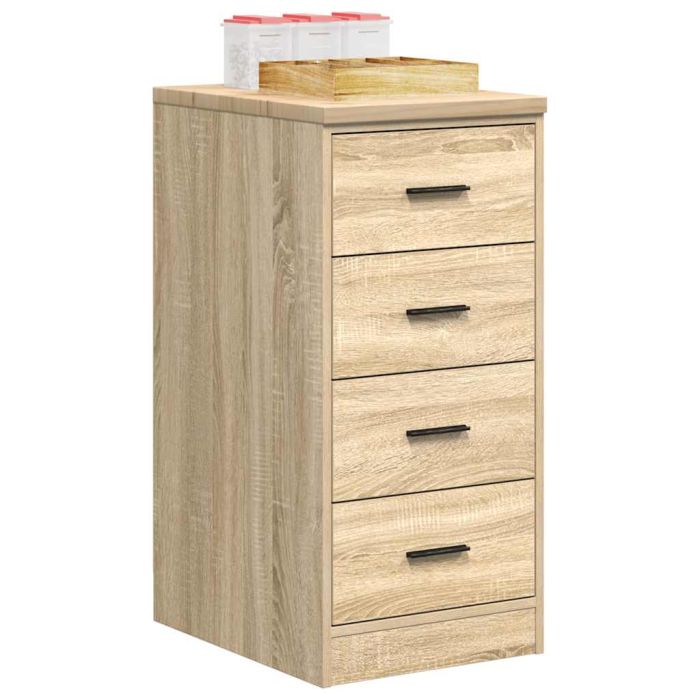 Garage Storage Cabinet Sonoma Oak 40x51x85 cm Solid Wood Pine