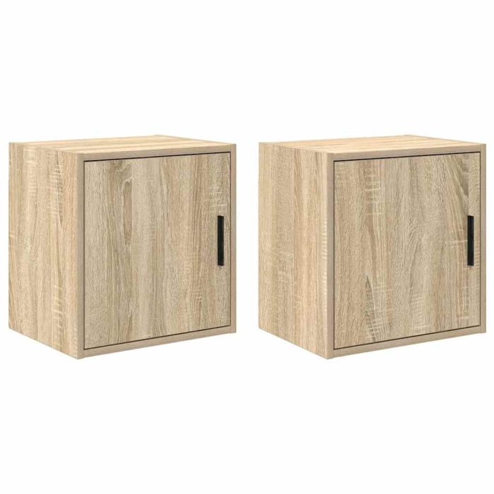 Garage Wall Cabinets 2 pcs Sonoma Oak Engineered Wood