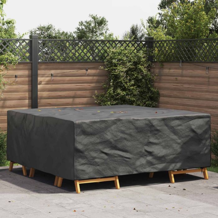 RELM Furniture Cover Plain 200x200x90 cm 210D - Black