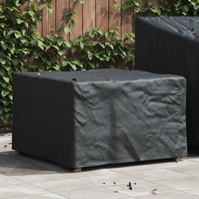 RELM Furniture Cover Plain 82x82x50 cm Fabric - Black