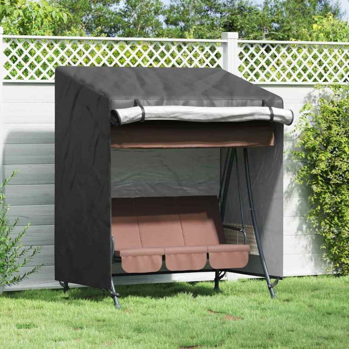 RELM Outdoor Swing Cover 155x95x165 cm 600D Oxford Fbric - Black