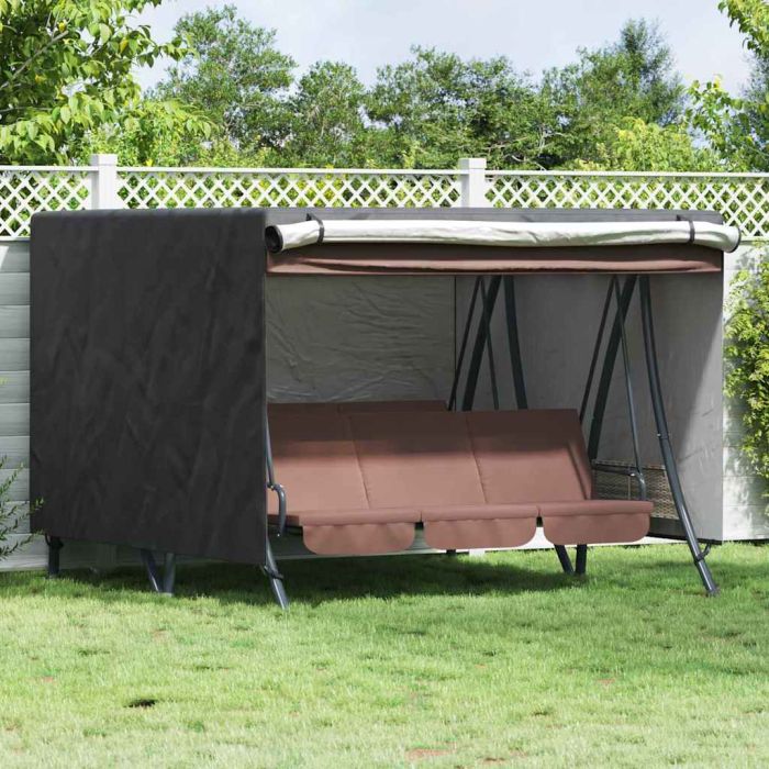 RELM Outdoor Swing Cover 250x250x160 cm 600D Oxford Fbric - Black