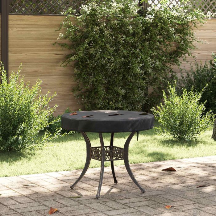 RELM Outdoor Table Cover 62x62x10 cm 420D Oxford Fbric - Black