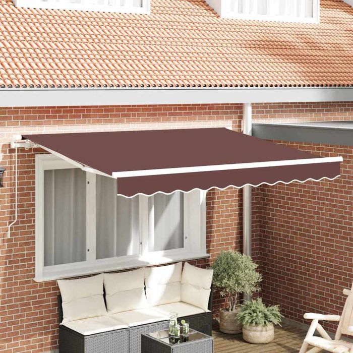 Awning Replacement Fabric for 3.5x2 m Frame Brown