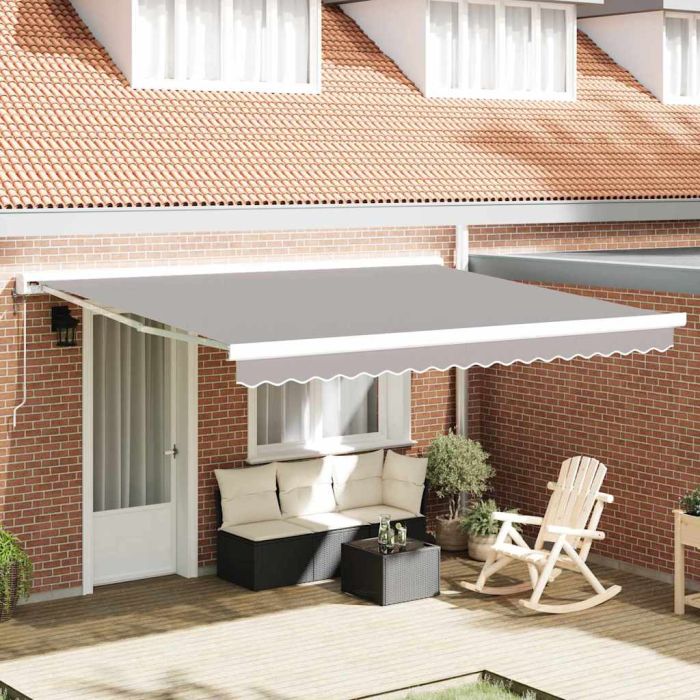 Awning Replacement Fabric for 4x3.5 m Frame Light Grey