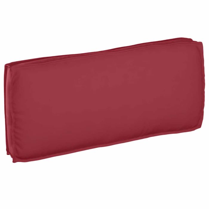 Pallet Cushion for Seat/Backrest Wine Red 120x50x12 cm Oxford Fabric