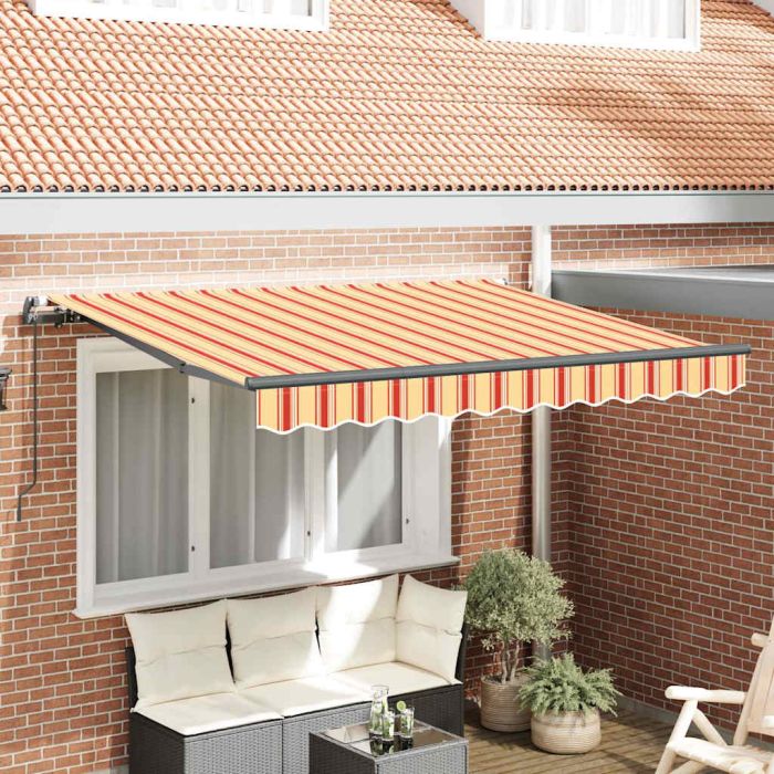 ERABRO Retractable Awning Manual 350x200 cm Fabric - Yellow