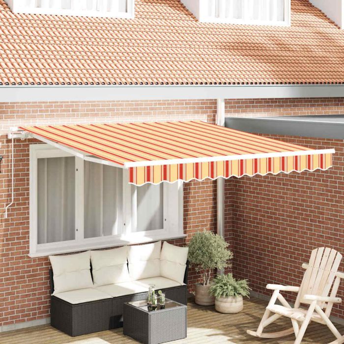 STMOR Retractable Awning Retractable and Orange 300x250 cm - Yellow