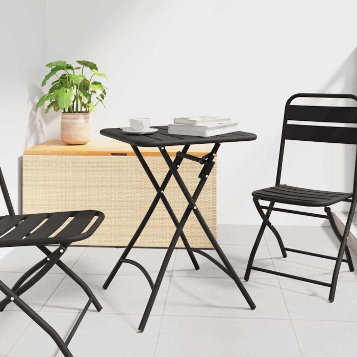 NALOFT Bistro Table Anthracite 55x55x72.5 cm Powder-coated Steel