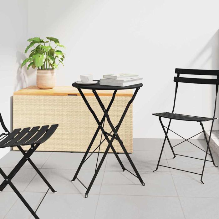 NALOFT Bistro Table Anthracite Dia 50x71 cm Powder-coated Steel