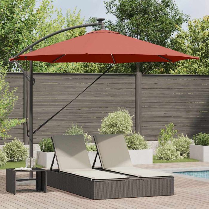 SERIDG Umbrella Terracotta 294x294x248 cm Polyester and Aluminium