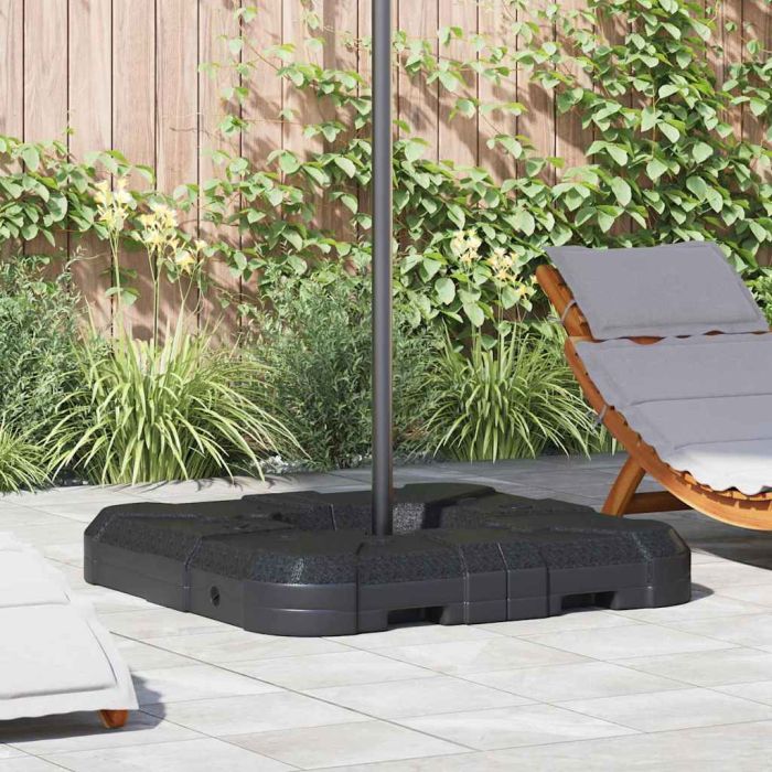 VAVCOVE Cantilever Umbrella Base 88.5x88.5x12 cm - Black