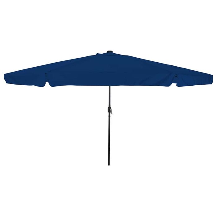 EVSCOVE Garden Parasol Azurblau 395x395x245 cm Polyester