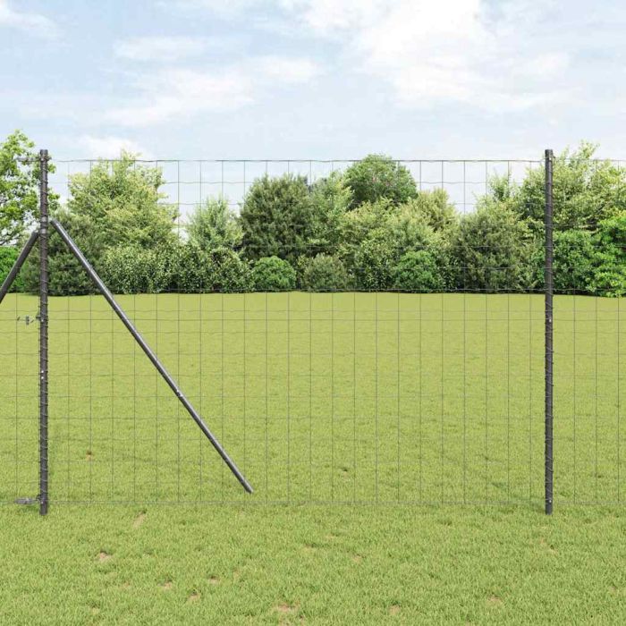 Euro Fence Grey 1.6x10 m Steel