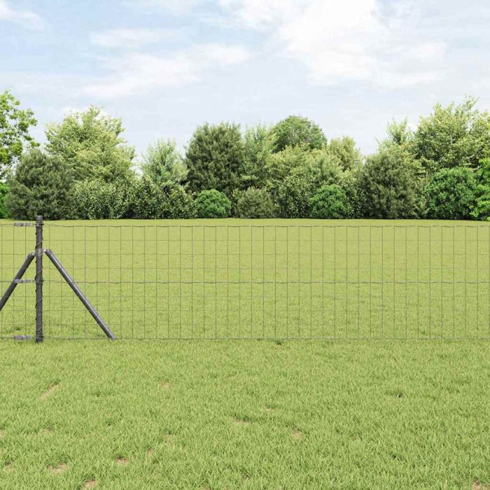 Euro Fence Grey 0.4x50 m Steel