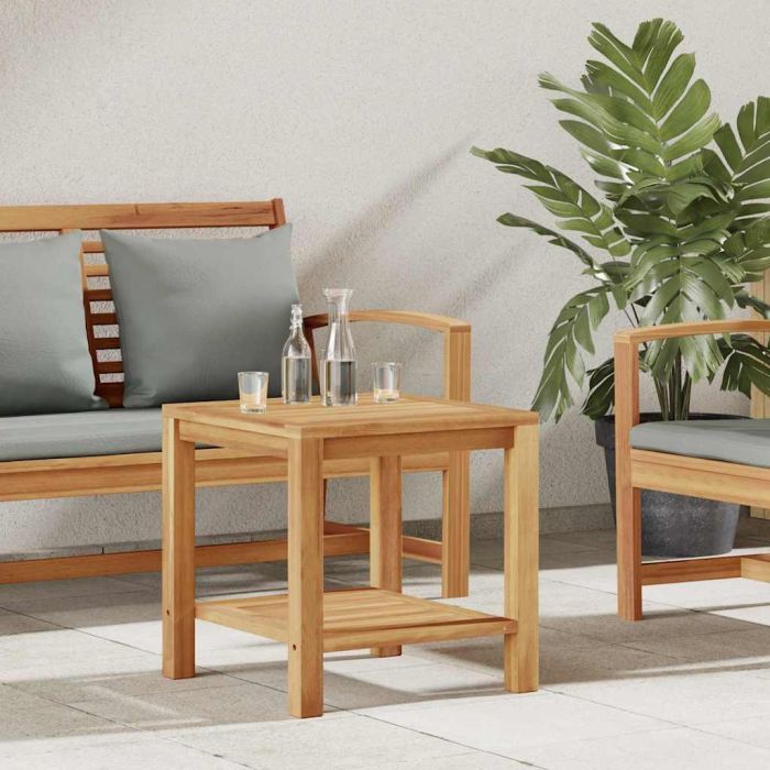 SEPARK Coffee Table 45x45x45 cm Solid teak Wood - Brown