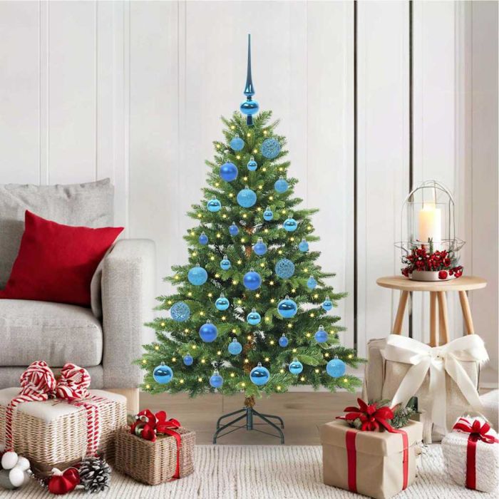 COZZIN Artificial Christmas Tree with 150 LEDs Green 120 cm PE and PVC