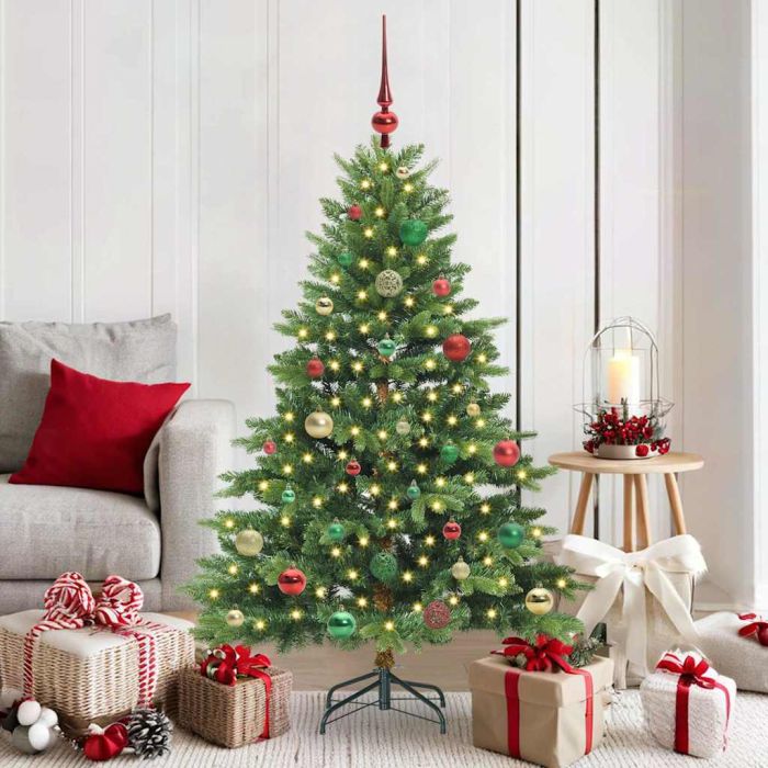COZZIN Artificial Christmas Tree with 150 LEDs Green 150 cm PE and PVC
