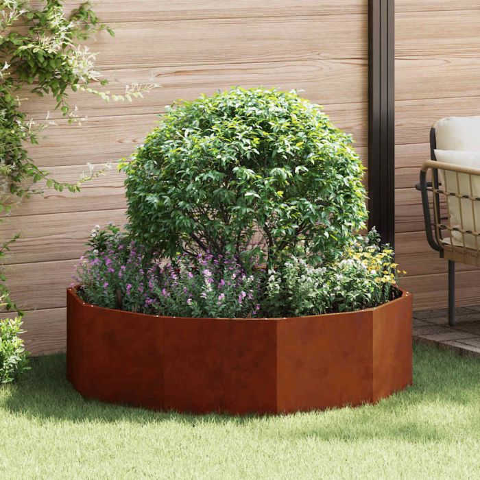 CLSRIDG Planter Rusty 120x120x35 cm Weathering Steel