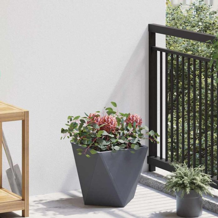 CLSRIDG Planter Anthracite 30x30x30 cm Steel
