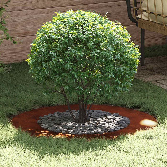 DASCOVE suitable for Flat Tree Rings 5 pcs Dia 50/80 cm - Brown