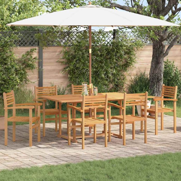 OLELM Chair 6 pcs 56x55x90.5 cm Solid Teak Wood - Brown