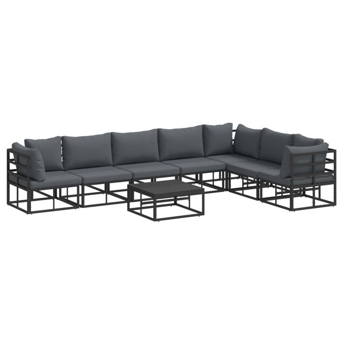 PRCOVE Garden Sofa Set with Cushion 8 pcs