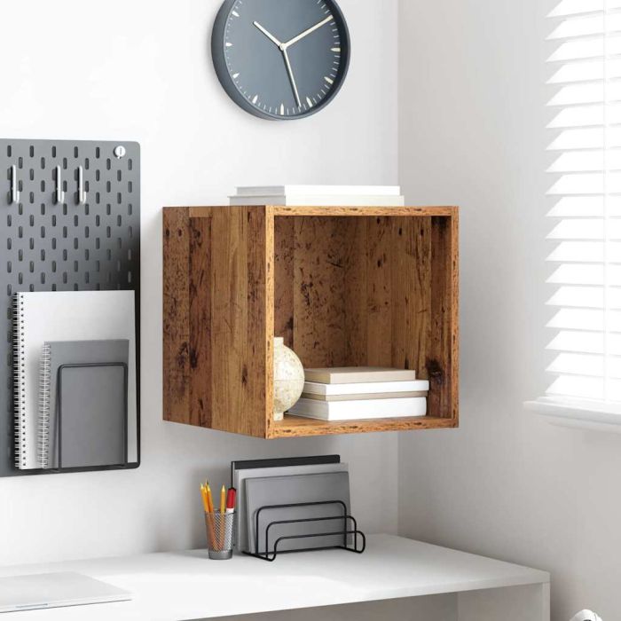 Wall Cabinet Old wood 37 x 37 x 37 cm Engineered wood