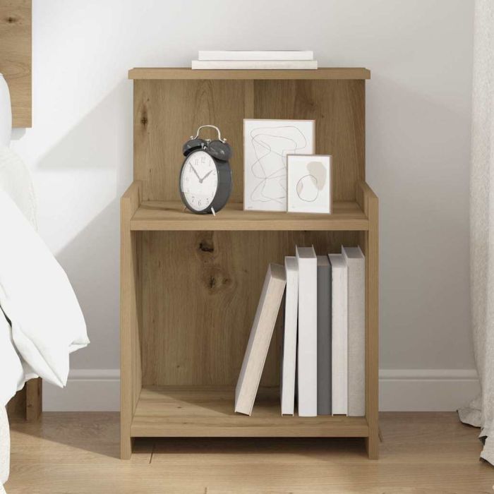Bedside Cabinet - Artisan Oak - 40 x 35 x 60 cm - Engineered Wood