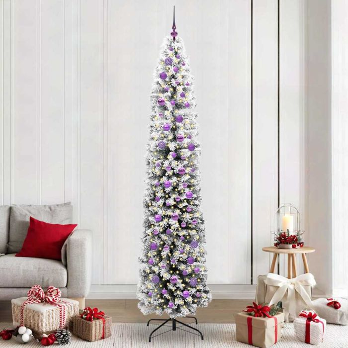 EVERIS Artificial Christmas Tree with 300 LEDs with Stand Green 240 cm
