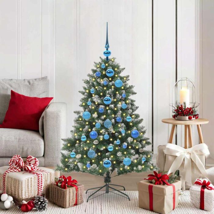 EMVER Artificial Christmas Tree with 150 LEDs with Stand Green 120 cm