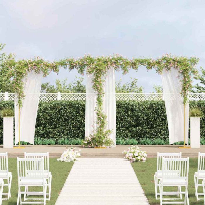 SELRIDG Wedding Arch 657x35x300 cm Steel - Gold