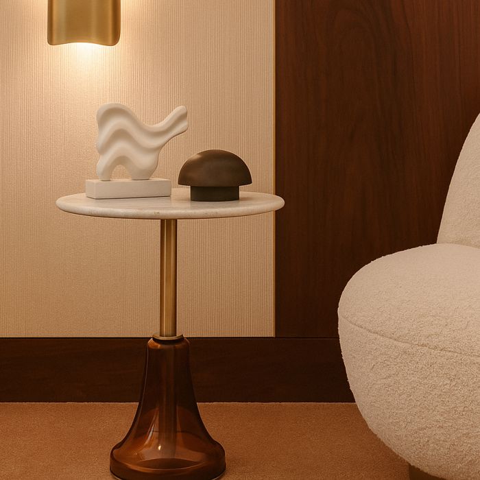 DENBURY Side Table Orange